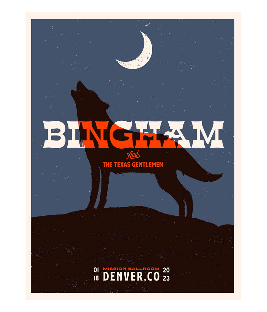 Ryan Bingham Mission Ballroom Denver CO 2023 Poster ryan-bingham-mission-ballroom-denver-co-2023-poster