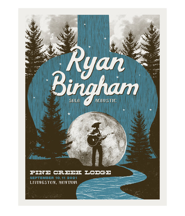 Ryan Bingham Pine Creek Lodge 2021 Poster