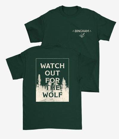 Ryan Bingham Watch Out For The Wolf Shirt (Forest Green)