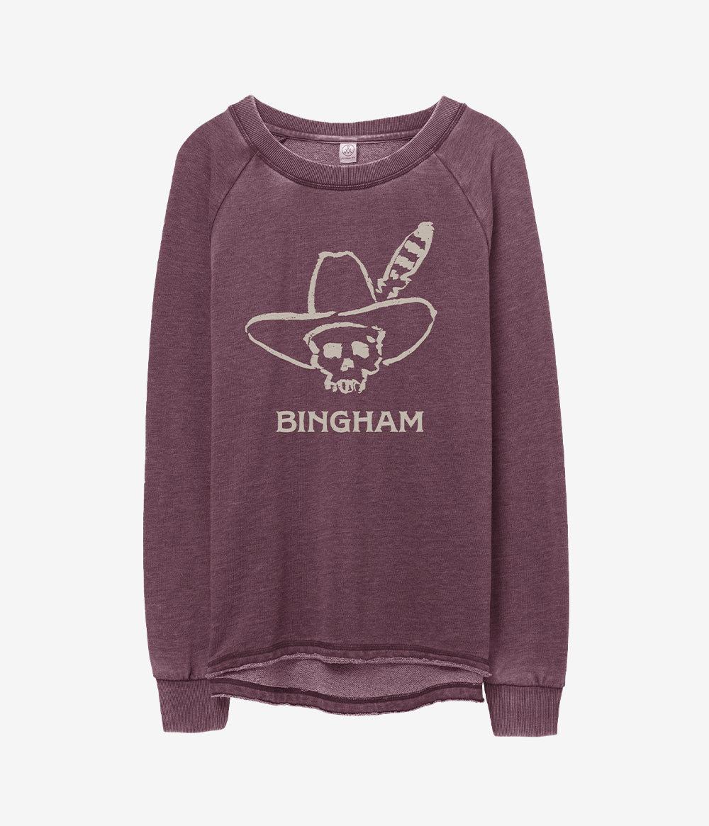 Ryan Bingham Skull Womens Sweatshirt