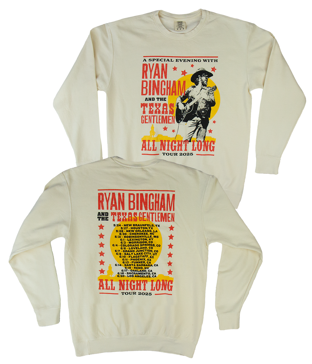 Ryan Bingham Showbill Crewneck Sweatshirt