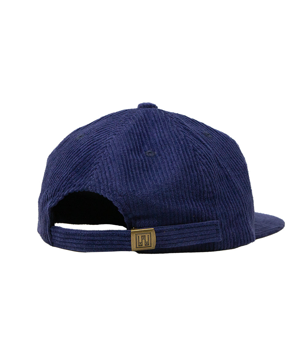 Ryan Bingham Pony USA Rodeo Patch Corduroy Hat (Navy)