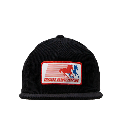 Ryan Bingham Pony USA Patch Corduroy Hat