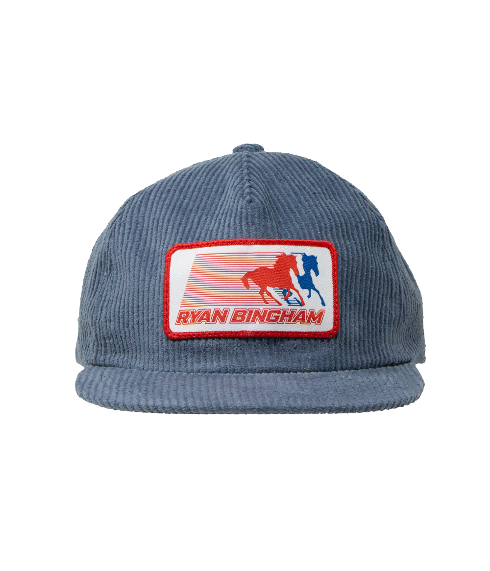 Ryan Bingham Pony USA Patch Corduroy Hat