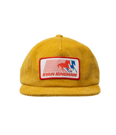 Ryan Bingham Pony USA Patch Corduroy Hat