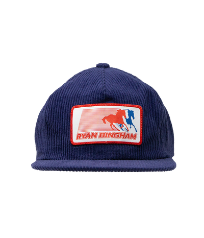 Ryan Bingham Pony USA Patch Corduroy Hat