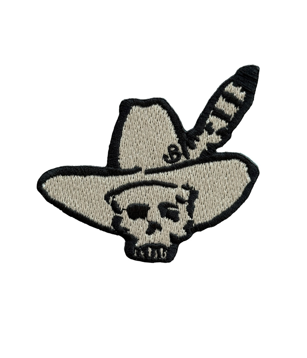 Ryan Bingham Skull Hat Patch