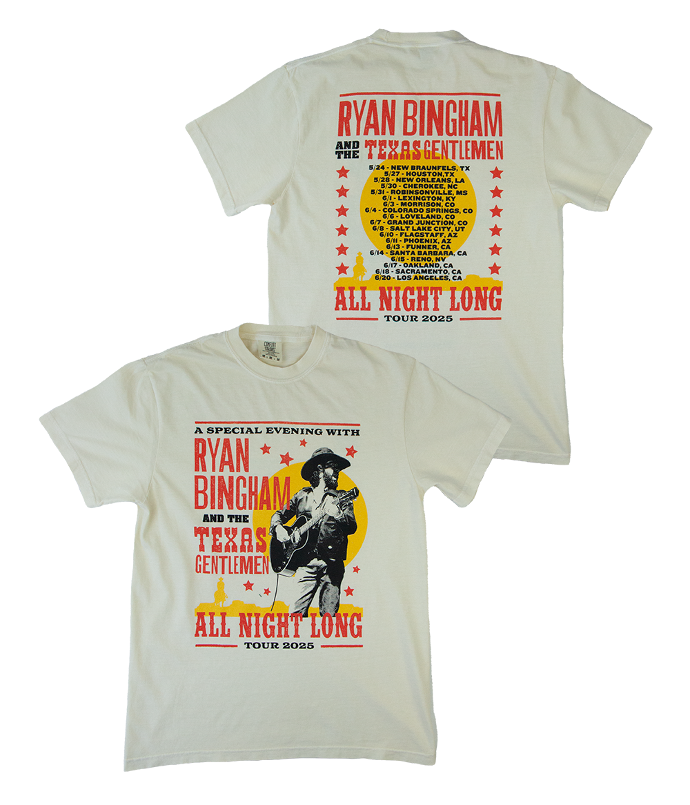 Ryan Bingham Showbill Tour Shirt