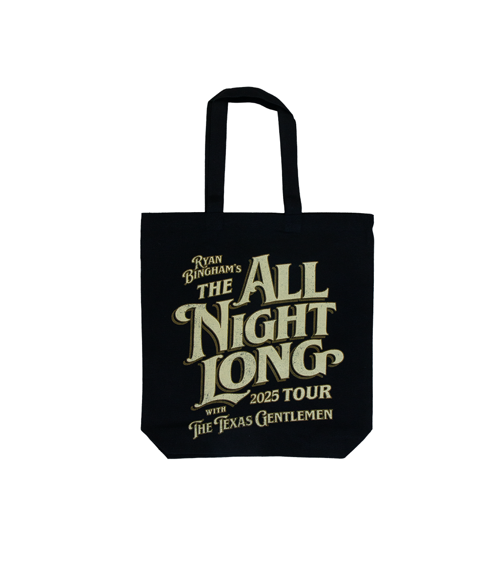 Ryan Bingham All Night Long Tour Tote Bag