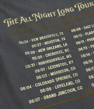 Ryan Bingham All Night Long "Summer Leg" Tour Shirt