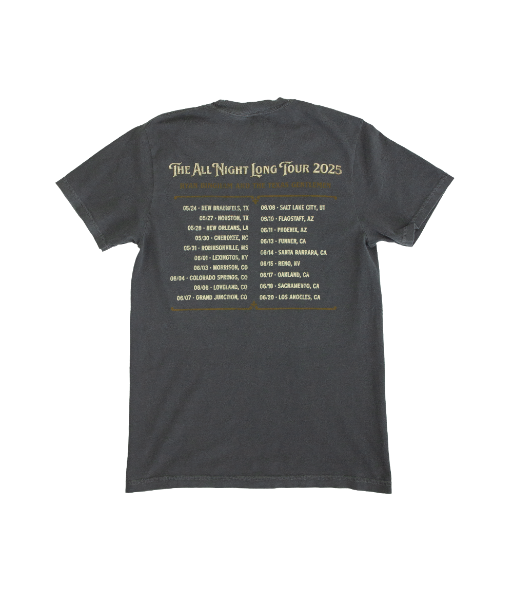 Ryan Bingham All Night Long "Summer Leg" Tour Shirt