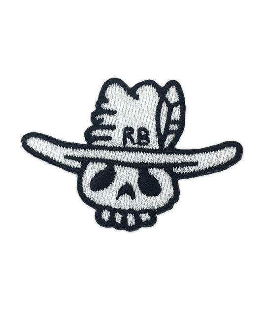 Ryan Bingham Skull Hat Patch